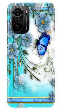 Blue Butterfly Mobile Back Case for Mi 11X Pro 5G (Design - 21)