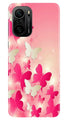 White Pick Butterflies Case for Mi 11X Pro 5G