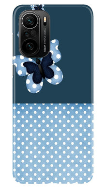 White dots Butterfly Mobile Back Case for Mi 11X Pro 5G (Design - 31)