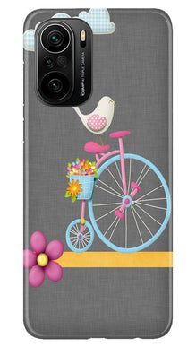 Sparron with cycle Mobile Back Case for Mi 11X Pro 5G (Design - 34)