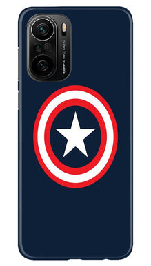 Captain America Mobile Back Case for Mi 11X Pro 5G (Design - 42)