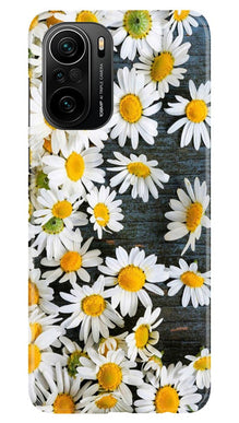 White flowers2 Mobile Back Case for Mi 11X Pro 5G (Design - 62)