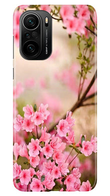 Pink flowers Mobile Back Case for Mi 11X Pro 5G (Design - 69)