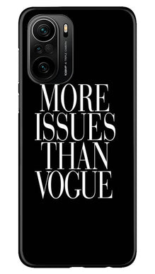 More Issues than Vague Mobile Back Case for Mi 11X Pro 5G (Design - 74)