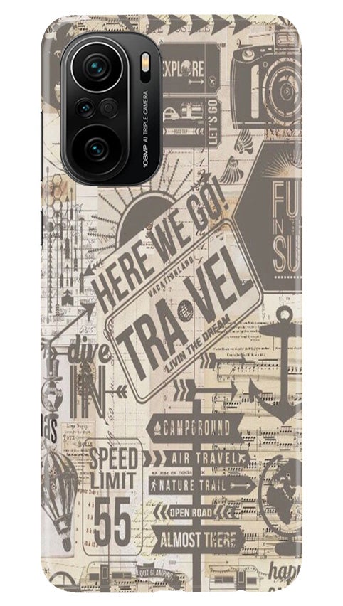Travel Case for Mi 11X Pro 5G  (Design - 104)