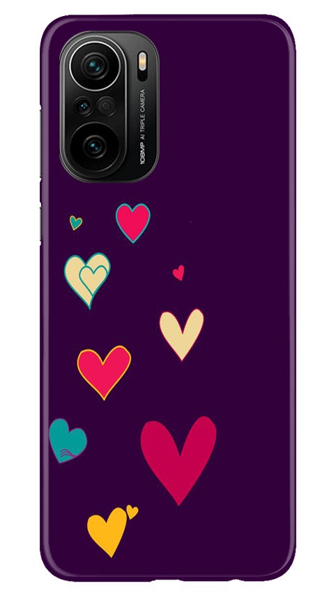 Purple Background Case for Mi 11X Pro 5G  (Design - 107)