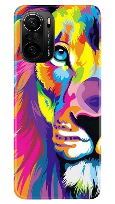 Colorful Lion Case for Mi 11X Pro 5G(Design - 110)