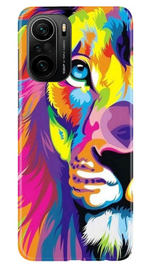 Colorful Lion Mobile Back Case for Mi 11X Pro 5G  (Design - 110)