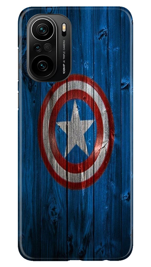 Captain America Superhero Case for Mi 11X Pro 5G(Design - 118)
