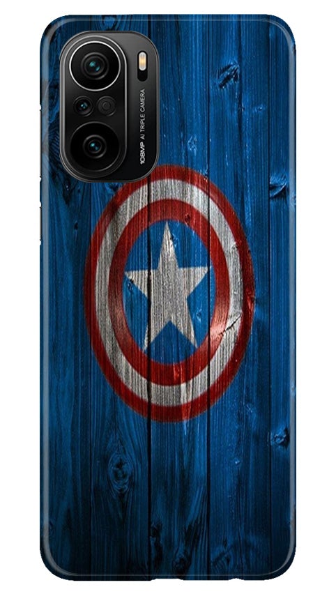Captain America Superhero Case for Mi 11X Pro 5G  (Design - 118)
