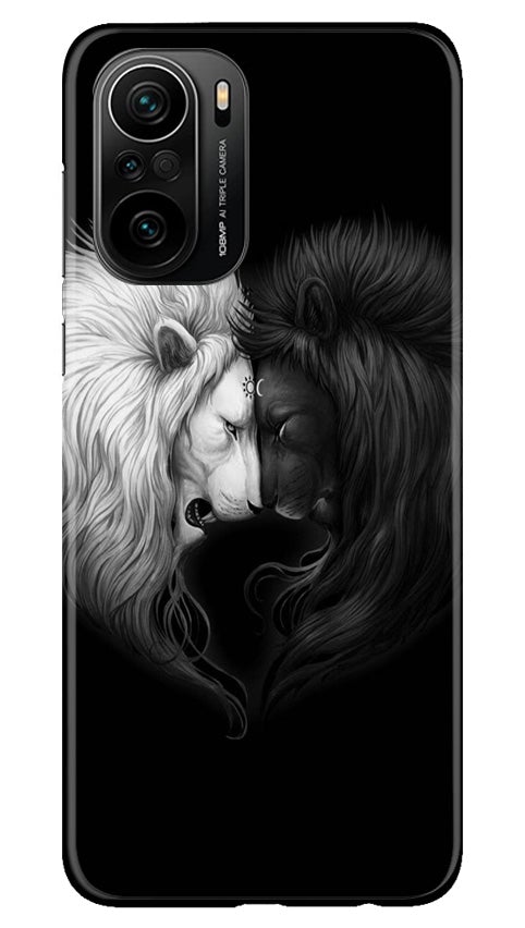 Dark White Lion Case for Mi 11X Pro 5G(Design - 140)