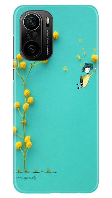 Flowers Girl Mobile Back Case for Mi 11X Pro 5G (Design - 216)
