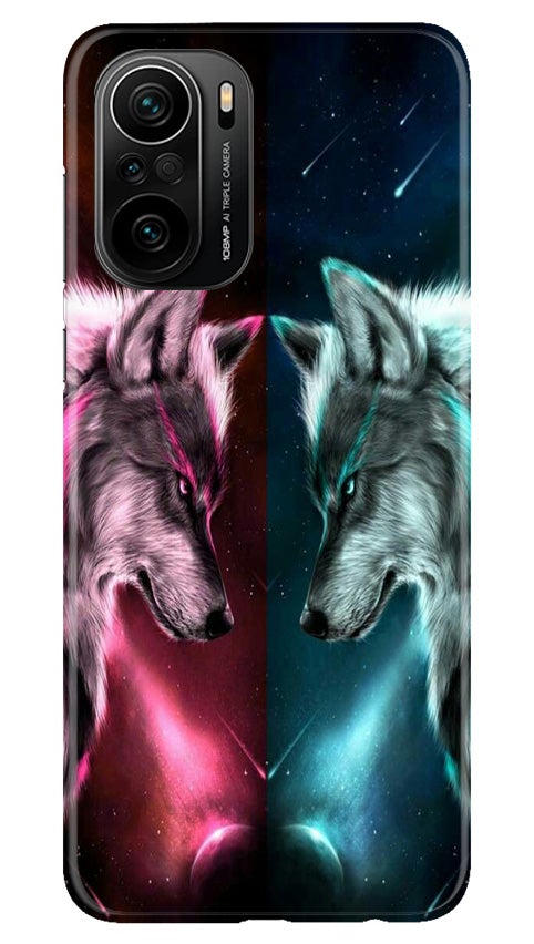 Wolf fight Case for Mi 11X Pro 5G (Design No. 221)