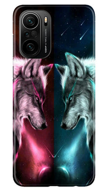 Wolf fight Mobile Back Case for Mi 11X Pro 5G (Design - 221)