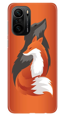 Wolf  Mobile Back Case for Mi 11X Pro 5G (Design - 224)