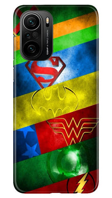 Superheros Logo Mobile Back Case for Mi 11X Pro 5G (Design - 251)