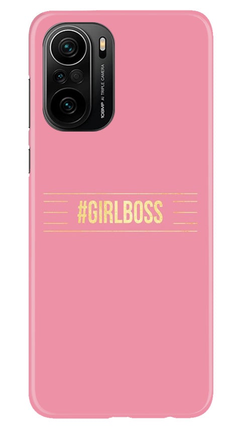 Girl Boss Pink Case for Mi 11X Pro 5G (Design No. 263)