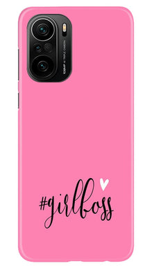 Girl Boss Pink Mobile Back Case for Mi 11X Pro 5G (Design - 269)