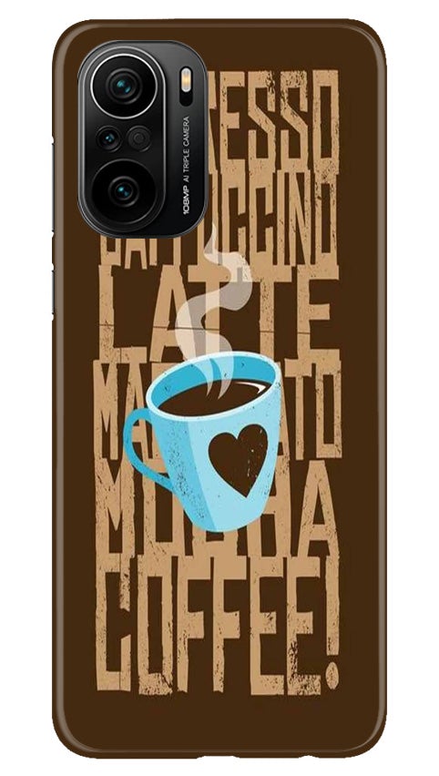 Love Coffee Mobile Back Case for Mi 11X Pro 5G (Design - 351)