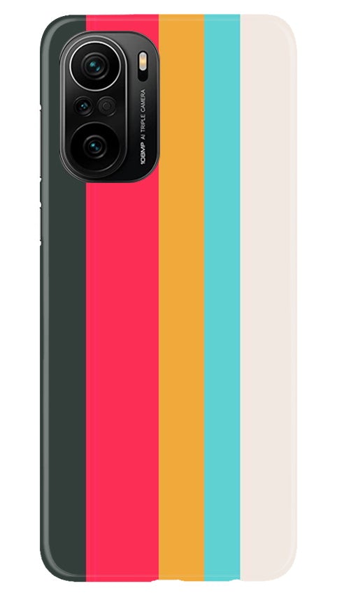 Color Pattern Mobile Back Case for Mi 11X Pro 5G (Design - 369)