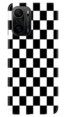 Black White Boxes Mobile Back Case for Mi 11X Pro 5G (Design - 372)