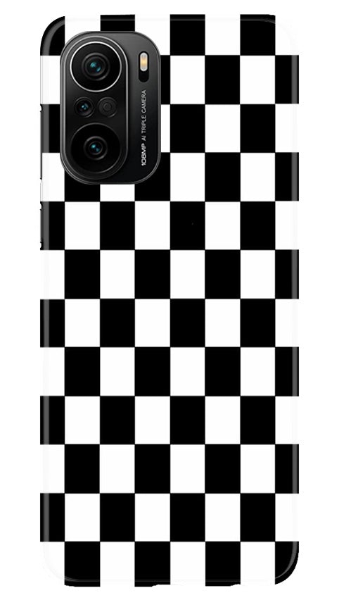 Black White Boxes Mobile Back Case for Mi 11X Pro 5G (Design - 372)