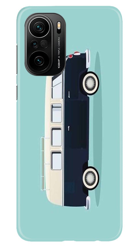 Travel Bus Mobile Back Case for Mi 11X Pro 5G (Design - 379)