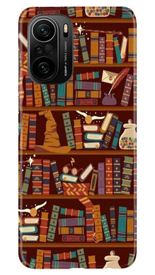 Book Shelf Mobile Back Case for Mi 11X Pro 5G (Design - 390)