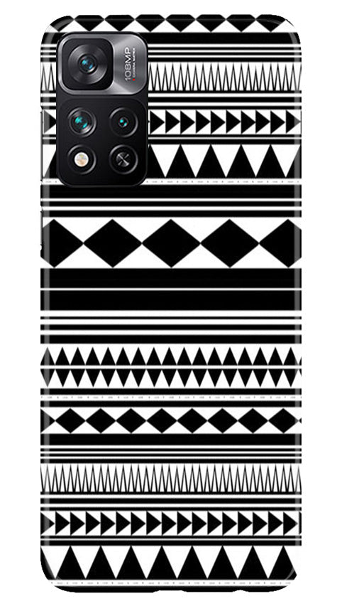 Black white Pattern Case for Xiaomi Mi 11i 5G