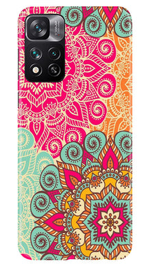 Rangoli art Mobile Back Case for Xiaomi Mi 11i 5G (Design - 6)