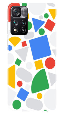 Circul Squar & Tringle Art Mobile Back Case for Xiaomi Mi 11i 5G (Design - 18)