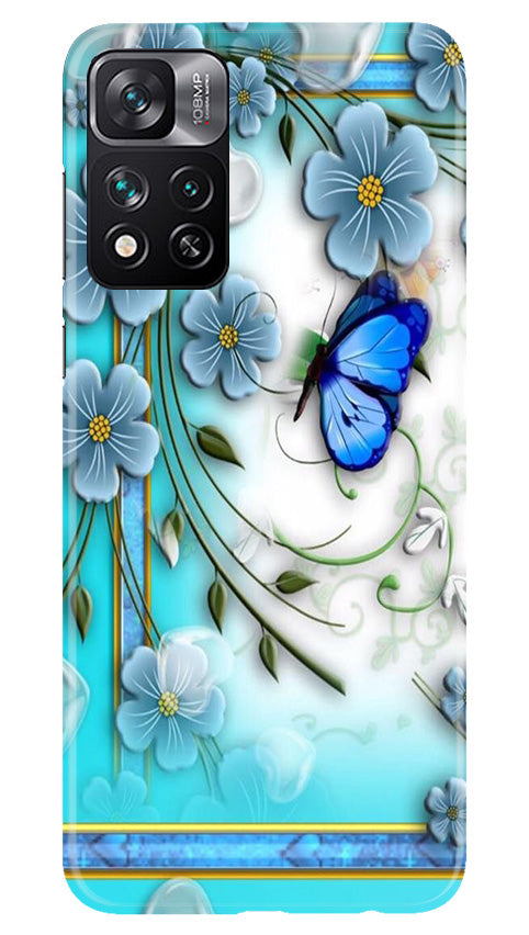 Blue Butterfly Case for Xiaomi Mi 11i 5G