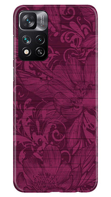 Purple Backround Mobile Back Case for Xiaomi Mi 11i 5G (Design - 22)