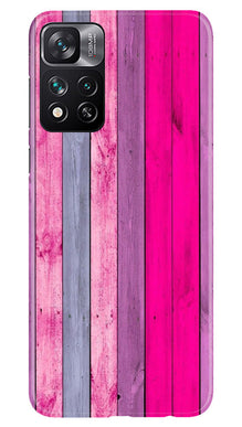 Wooden look Mobile Back Case for Xiaomi Mi 11i 5G (Design - 24)
