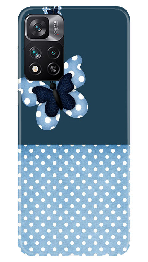 White dots Butterfly Case for Xiaomi Mi 11i 5G
