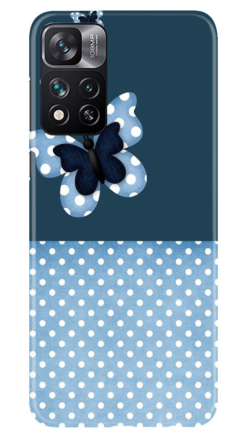 White dots Butterfly Case for Xiaomi Mi 11i 5G