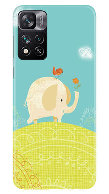 Elephant Painting Mobile Back Case for Xiaomi Mi 11i 5G (Design - 46)