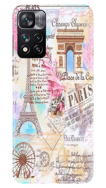 Paris Eiftel Tower Mobile Back Case for Xiaomi Mi 11i 5G (Design - 54)