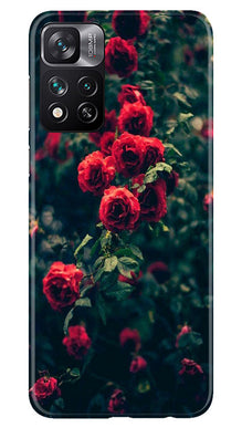 Red Rose Mobile Back Case for Xiaomi Mi 11i 5G (Design - 66)