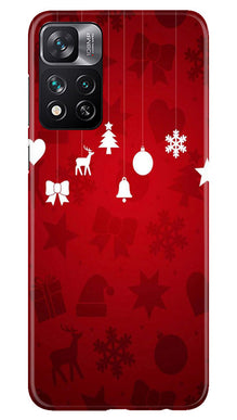 Christmas Mobile Back Case for Xiaomi Mi 11i 5G (Design - 78)