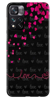Love in Air Mobile Back Case for Xiaomi Mi 11i 5G (Design - 89)