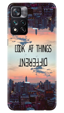 Look at things different Mobile Back Case for Xiaomi Mi 11i 5G (Design - 99)