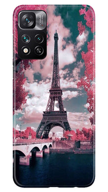 Eiffel Tower Mobile Back Case for Xiaomi Mi 11i 5G  (Design - 101)