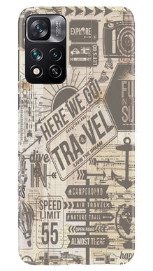 Travel Mobile Back Case for Xiaomi Mi 11i 5G  (Design - 104)