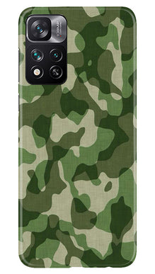 Army Camouflage Mobile Back Case for Xiaomi Mi 11i 5G  (Design - 106)