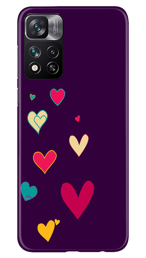 Purple Background Case for Xiaomi Mi 11i 5G(Design - 107)