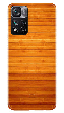 Wooden Look Mobile Back Case for Xiaomi Mi 11i 5G  (Design - 111)