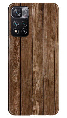 Wooden Look Mobile Back Case for Xiaomi Mi 11i 5G  (Design - 112)