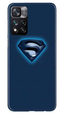 Superman Superhero Mobile Back Case for Xiaomi Mi 11i 5G  (Design - 117)
