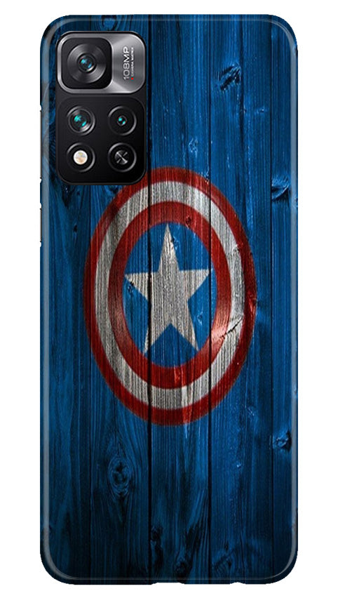 Captain America Superhero Case for Xiaomi Mi 11i 5G  (Design - 118)